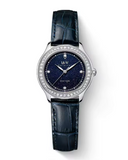 RELÓGIO DE COURO E DIAMANTE IW FEM