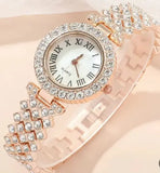 RELÓGIO DE PULSO FEMININO COM PULSEIRA DE DIAMANTE Arca Luxury